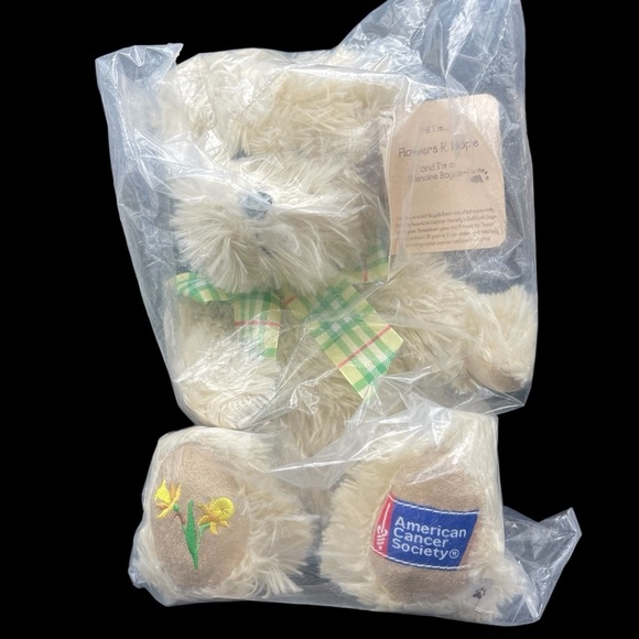 Boyds Bear Daffodils Days-2006 Flowers R. Hope-American Cancer Society Plush New - Picture 2 of 5